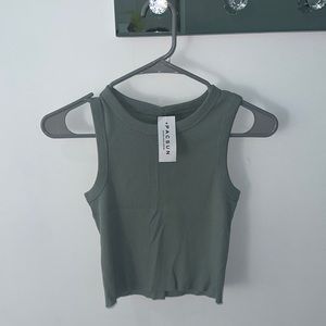 Brandy Melville Green Tank Top: